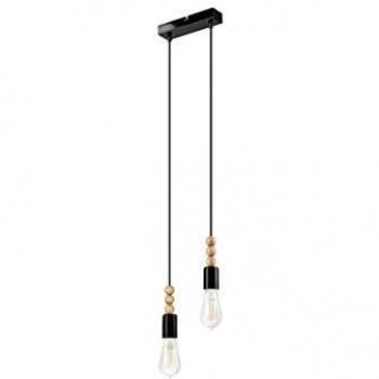 Simon Cluster Pendant Light Black, 2x E27