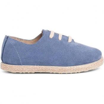 Tennis Enfant Vert avec Lacets en Jute
