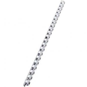 Leitz 35032 Plastik‑Binderücklage A4 10 mm – 65 Blatt pro Pack, 100 Stück, weiß