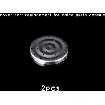 Filter Mesh Cover for Dolce Gusto Refillable Capsule with Rubber Rings
