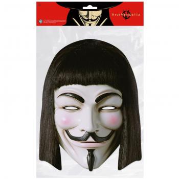 Rubies Card Masken – Farboption Weiß, SKU 334853
