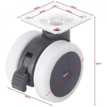 Roue 8mm Vis Plate robuste Myhomera 1.5 Silence