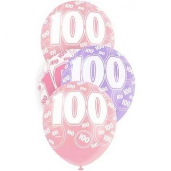 Golden Jubilee Balloon Set – 5 Latex Balloons