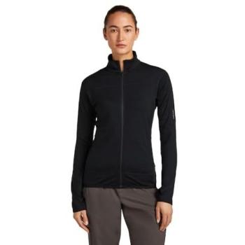 RealFleece 300 Merino Descender LS Zip Black S Women's Shirt