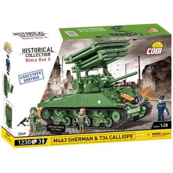 COBI M4A3 Sherman & T34 Calliope
