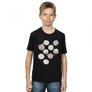 Disney Boys Dumbo Peekaboo Black T-Shirt