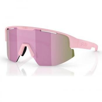 Rosé‑Tinted Bliz Matrix Spectacles – Matte Pink/Brown Dual Hue CAT3