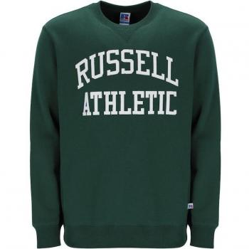 Sudadera Russell Athletic Iconic Eagle R para Hombre Verde Oscuro