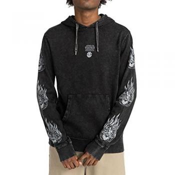 Hoodie Star Wars Étoile de la Mort pour hommes, noir décoloré