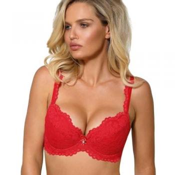 Róza Newia Push-up-BH rot für ein schönes Dekolleté