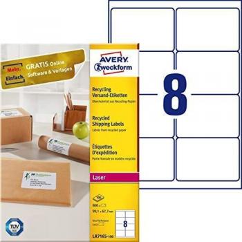 Avery Spedizione Riciclo Etichette