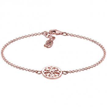 RosaGold‑Akzent Armband Elli – 925 Sterling Silber, 17 cm
