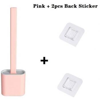 Fast Drying Silicone Toilet Brush with Holder