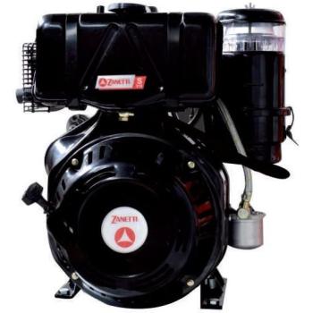 Zanetti Motor Diesel S510F2E 510 cc con Eje Cónico y Arranque Eléctrico