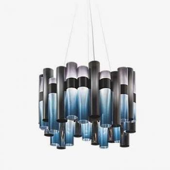 Slamp La Lollo Medium Hängelampe blau