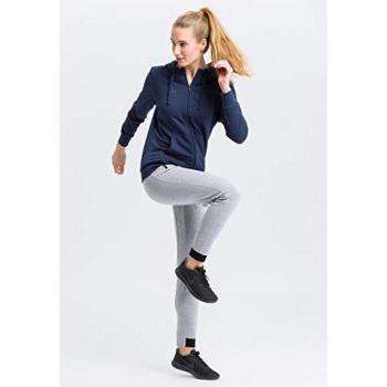 Damen-Kapuzenpulli mit Reißverschluss Erima Basic Bleu 34