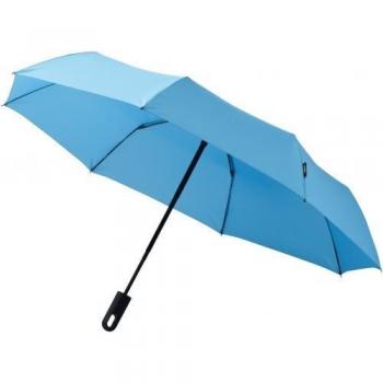 Marksman 3‑Section Traveler Umbrella – 21.5, 30.8x98, Auto Open/Close, Black