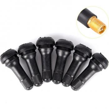 Groupe de 5 valves tubeless TR413 couleur noire