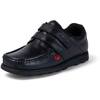 Derbies Noires Enfant Kickers Fragma Strap