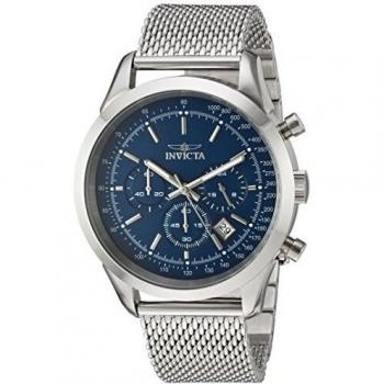 Quarzo Uomo Invicta Speedway 24209 Blu 45 mm