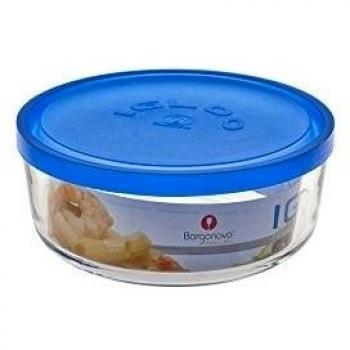 Borgonovo tarro iglú azul con tapa 18cm