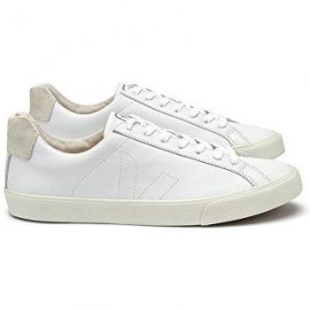 Baskets Femme Veja Esplar Cuir Blanc