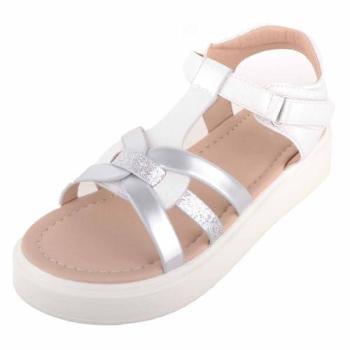 Lightweight Silver Glitter Gladiators for Children – Infant 13