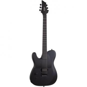 Schecter PT Black Ops Left-Handed Matte Black Electric Guitar