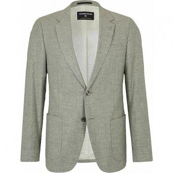 Strellson Herren Sakko Grün, Leinen-Blend, Slim Fit, Größe 50