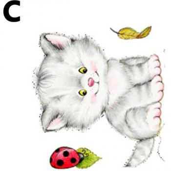 DIY Cat Washroom Decoration Sticker