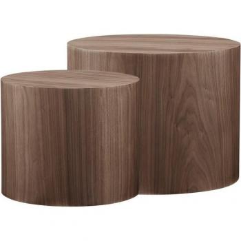 SalesFever Eleganter Couchtisch, (2 St.), mit Holzfurnier