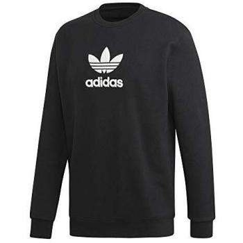 Adidas Men's Black Lightweight Crewneck Sweatshirt