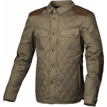 Macna Inland Quilted Motorradjacke grün-braun