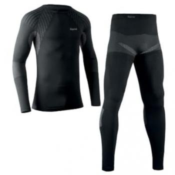Set Abbigliamento Termico Elasticizzato Kapriol Taglia M/L Nero