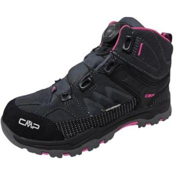 CMP Kids Trekking Schuhe Kiruna Mid Fitgo WP Größe 38, schwarz