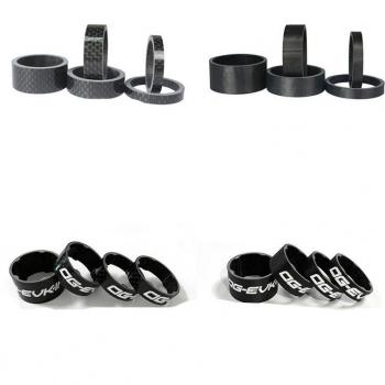 Casque de vélo, 4 pièces, carbone UD 3K, espaceurs, anneaux OG-EVKIN, 5 formes