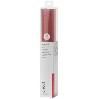 Cricut Paillettes Textile Thermo-Adhésif 30,5 cm x 48 cm Rouge