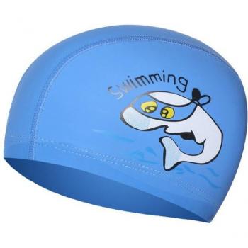 Waterproof Dolphin Swim Hat for Children with Ear Plugs
