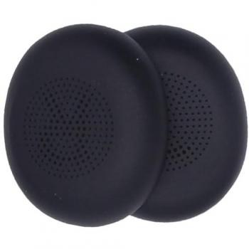 Coussinets confort premium en faux cuir noir – compatibilité Jabra Elite 45H