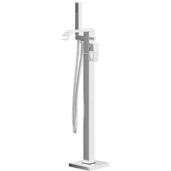 Freestanding Bath Shower Mixer Tap in Polished Chrome