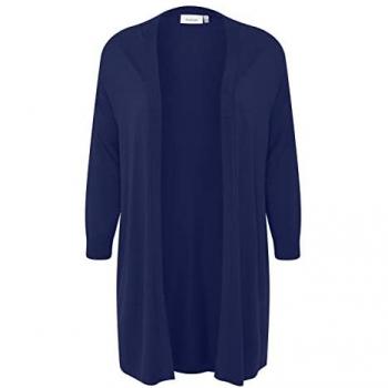 Damen Sweatjacke FRANSA FPBlume in Größe 54/56, Farbe: Blau (medieval blue)