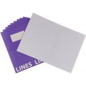Premium Purple A4 8mm Ruled Lesson Pad – 80 Pages, Durable Cover (x50)