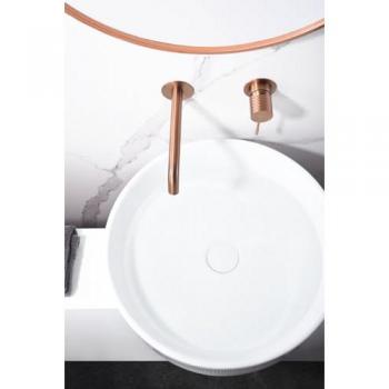 Unité Mice Collection – Robinet Monocommande Laiton – Lavabo et Salle de Bain – Or Rose