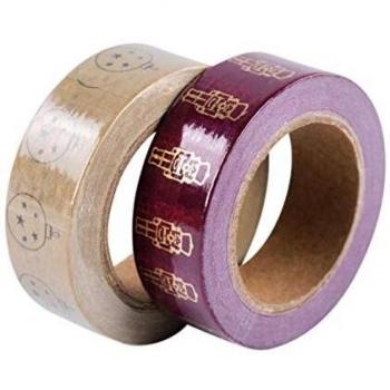Rayher 50121000 Ruban décoratif Wasitape – 15 mm – 10 m – 2 designs – Ensemble 2 pcs