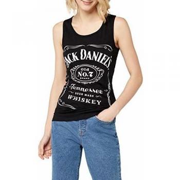 Jack Daniels ärmelloses Damen Tanktop S M XL schwarz