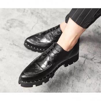 Zapatos con plataforma para hombres “Estilo Ejecutivo 4M984”