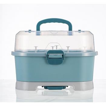 Travel-Friendly Baby Bottle Drying Container