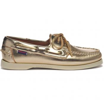 Chaussures Sebago Dockside Doré Femme