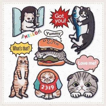 Broderie Denim Mignon Kawaii Fils & Poissons