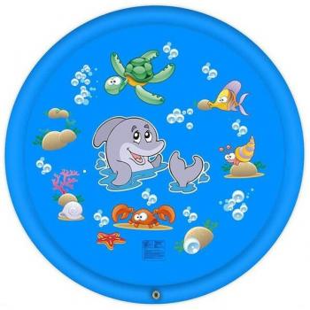 Summer Splash Mat for Kids with Sea Creatures